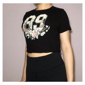 Charlotte Russe Cropped T-Shirt *brand new*